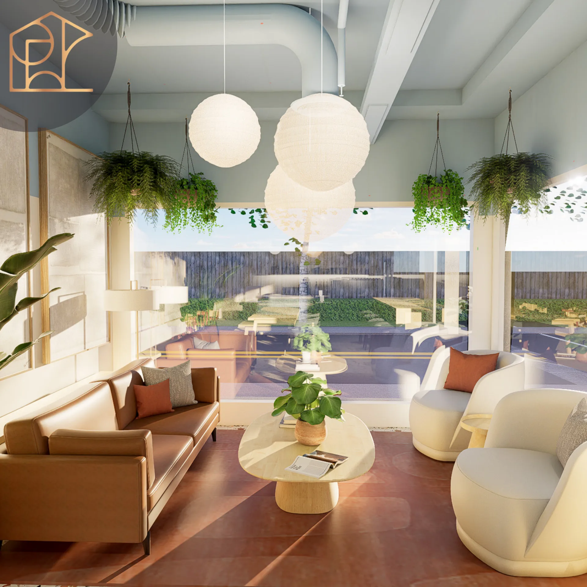 Réalisation Summex Design — Café, coin salon