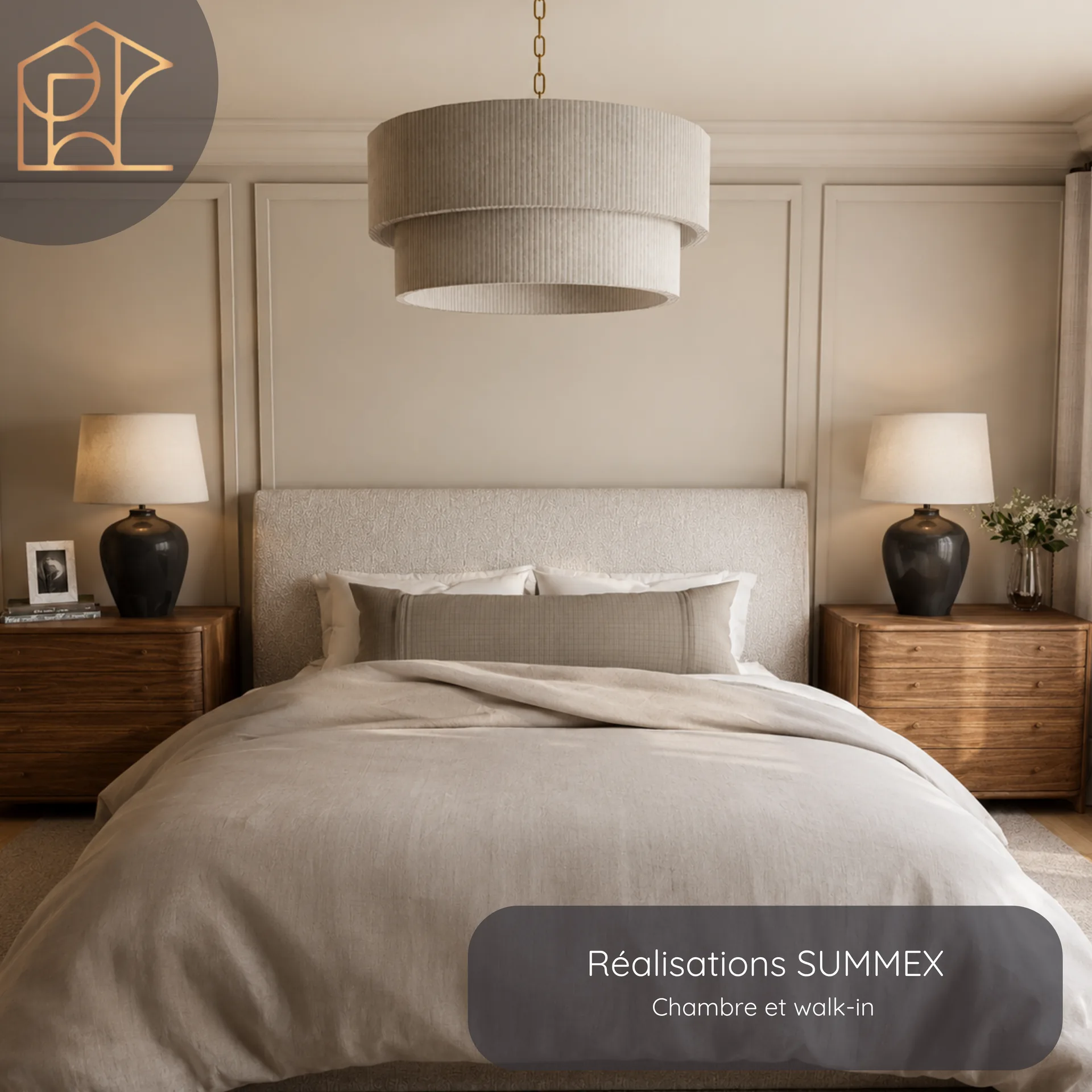 Réalisation Summex Design — Chambre et walk-in