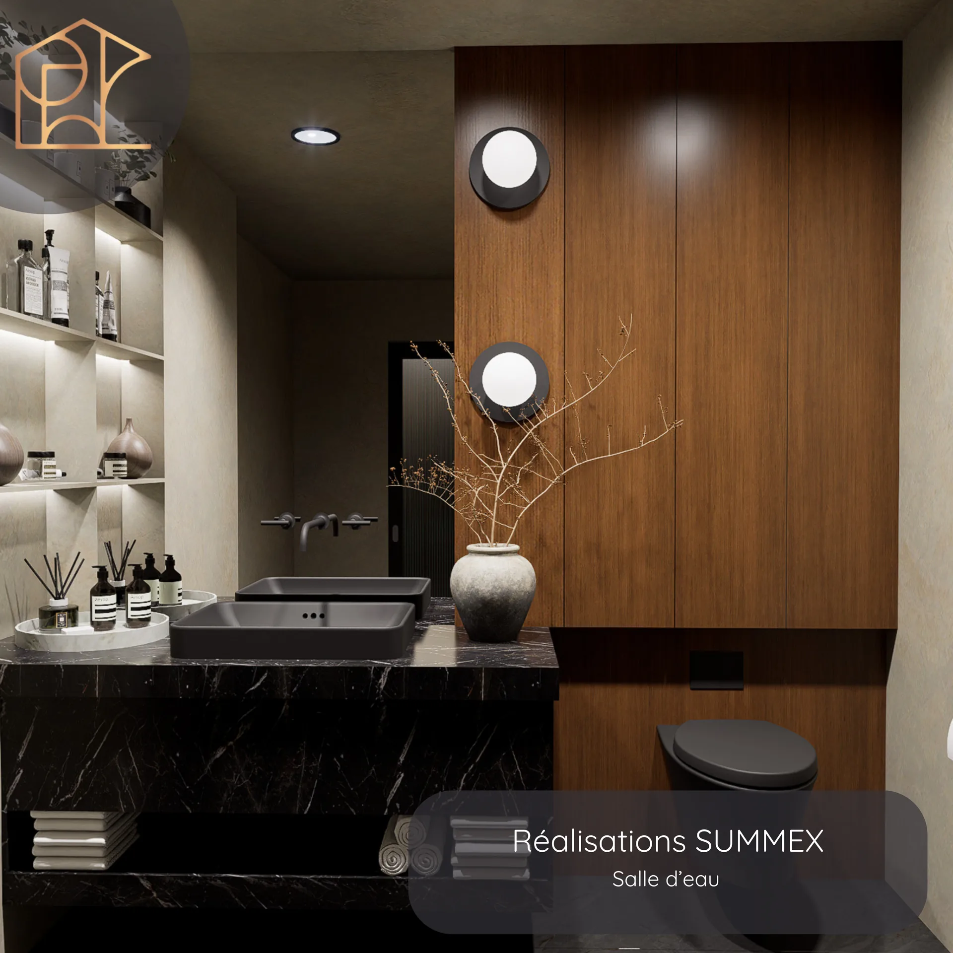 Réalisation Summex Design — Salle d'eau