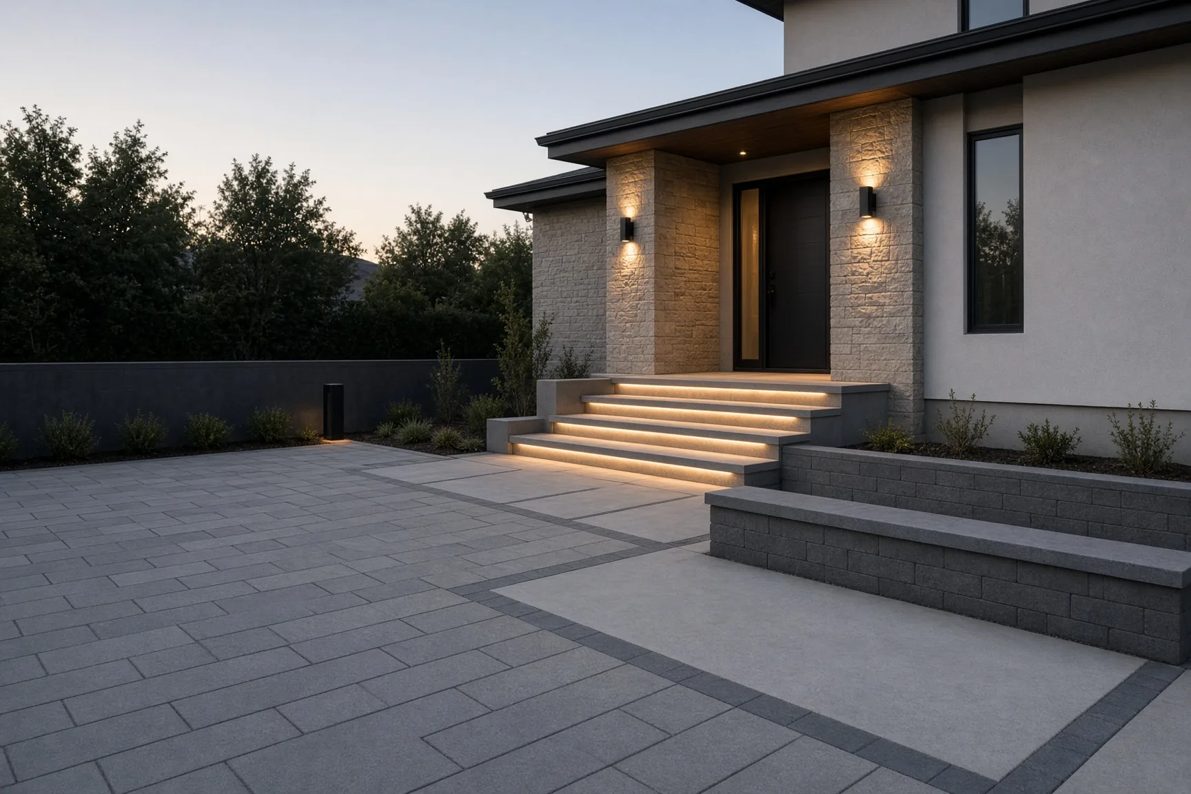 Linear surface-mounted spotlights, Summex outdoor lighting