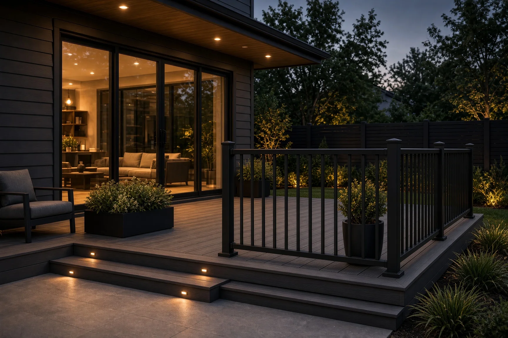 Rampe en aluminium avec barreaux, Summex